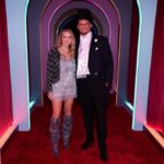 Patrick and Brittany Mahomes dress up as Taylor Swift and Travis Kelce at Eras Tour-themed costume party