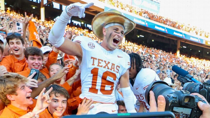 From walk-on to CFP standout, Michael Taaffe has keyed Texas’ turnaround on defense