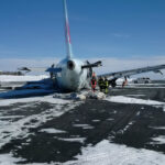 Air Canada plane skids off runway in Halifax, catches fire