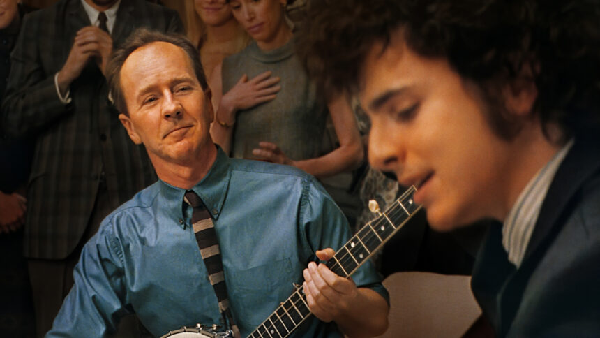 Edward Norton on Playing a Folk Legend, and Foil to the Hero, in ‘A Complete Unknown’: ‘Pete Seeger’s Integrity Can Coexist With Dylan’s — I Love the Lack of Judgment in This Film’