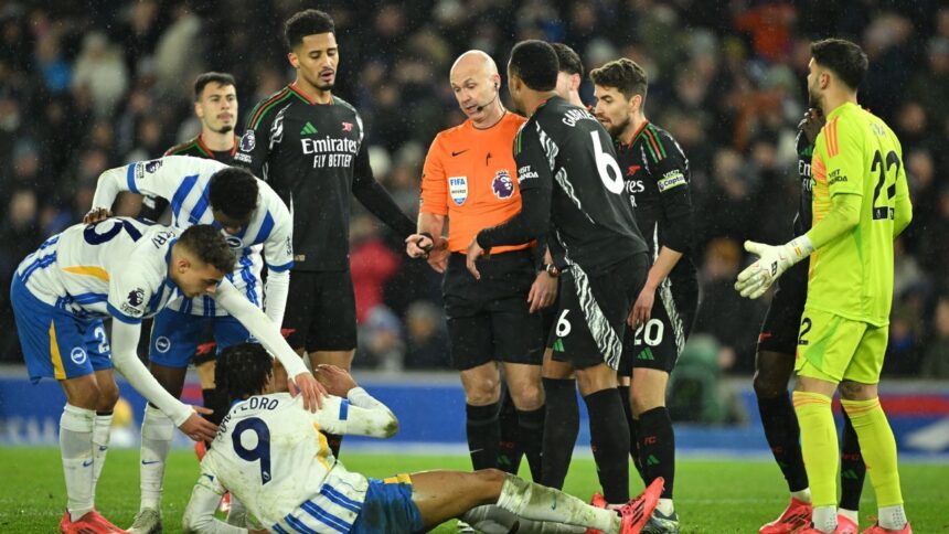 Arteta: ‘Never seen’ decision like Brighton penalty