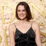 Keira Knightley Debuts a Razored Bob at the 2025 Golden Globes