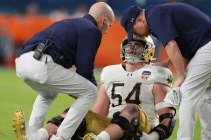 Notre Dame LT Knapp ruled out for CFP title tilt