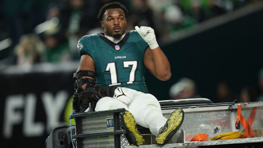 Source: Eagles LB Dean to miss rest of playoffs