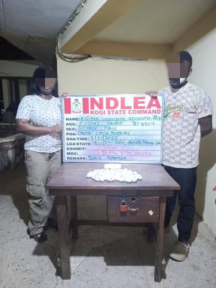 PICTORIAL: NDLEA foils cocaine plot, arrests nursing student, 33 others