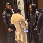 Bianca Censori covers up in furry white coat during outing with husband Kanye West in Tokyo