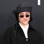 Billie Eilish plays it cool in black-and-white Prada on Grammys 2025 red carpet