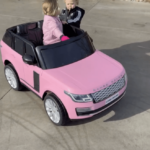 Brittany and Patrick Mahomes’ kids Sterling and Bronze ride around in style in mini Range Rover