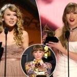 Taylor Swift live updates: Singer to present at Grammys, where she’s up for 6 awards