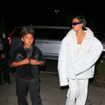 Kim Kardashian took son Saint, 9, to the movies as Kanye West and Bianca Censori turned heads at Grammys 2025