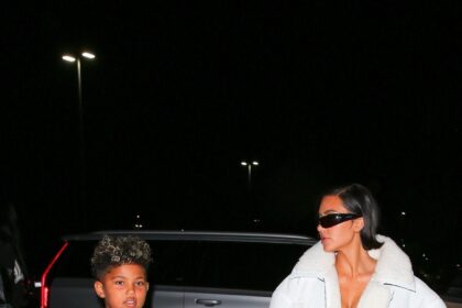 Kim Kardashian took son Saint, 9, to the movies as Kanye West and Bianca Censori turned heads at Grammys 2025