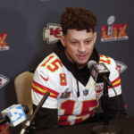 Patrick Mahomes confirms daughter Golden, 3 weeks, will attend Super Bowl 2025