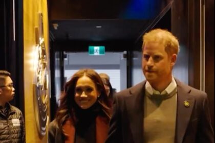 Meghan Markle and Prince Harry make surprise appearance at Vancouver NHL game