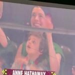 Anne Hathaway’s son Jack, 5, makes rare appearance at Super Bowl 2025