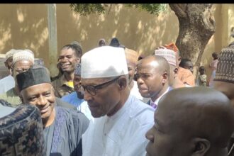 Katsina LG poll: Buhari votes in Daura