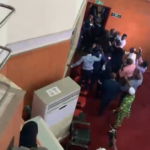 VIDEO: Tension in Lagos Assembly as DSS clashes with Legislative workers