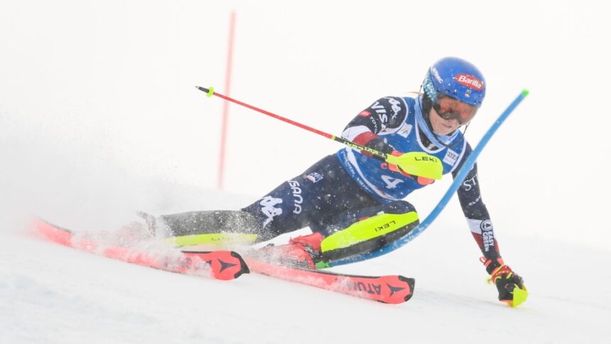 Shiffrin earns historic 100th World Cup race win