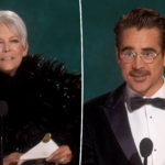 Colin Farrell reacts to Jamie Lee Curtis saying he gave her COVID at SAG Awards 2025