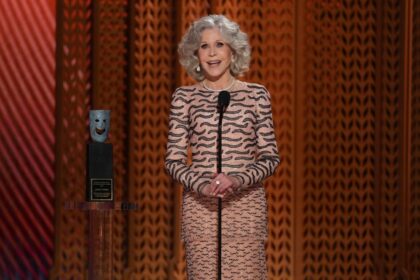 Jane Fonda’s SAG Awards 2025 acceptance speech derailed with sound issues