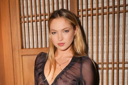 Kate Moss’ look-alike daughter, Lila, wears see-through top at London Fashion Week event