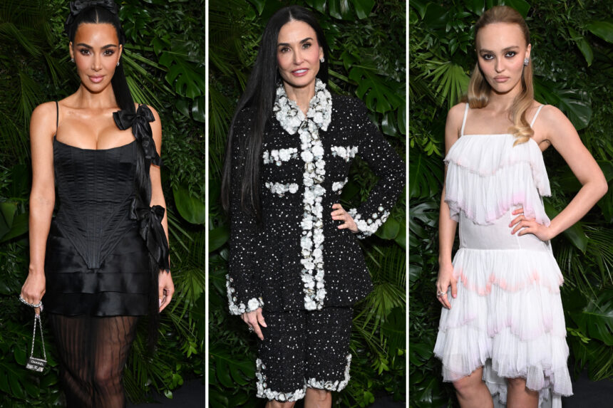 CHANEL and Charles Finch Pre-Oscar Awards Dinner 2025 red carpet: Kim Kardashian, Demi Moore, and more