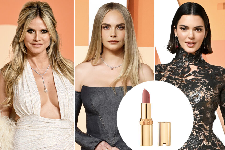 Cara Delevingne, Kendall Jenner, Heidi Klum and more stars wore this under-$10 lipstick to the Oscars 2025