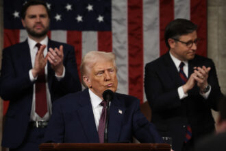 Trump Foresees ‘A Little Disturbance’ as He Vows to Expand Trade War in Speech to Congress