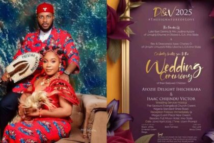 Lady cancels wedding as she allegedly ditches fiancé for abroad-based man