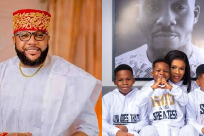 E-Money reaffirms promise to stand by Late Junior Pope’s wife and 3 sons