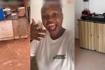 Food vendor shows off her business growth as she transforms from a roadside vendor to a shop owner (WATCH)