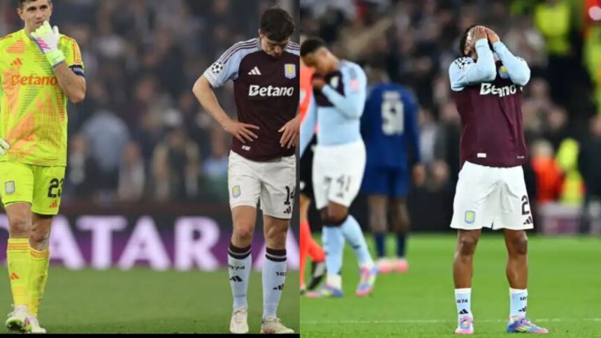 Aston Villa 3-2 PSG (Agg: 4-5): Villa fall just short as PSG survive semi-final scare