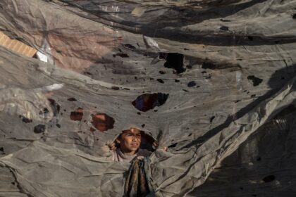 Dozens killed in Israeli attacks on Gaza’s tent camps for displaced people