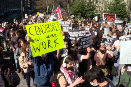 Protests in New York over Trump’s policies targeting universities