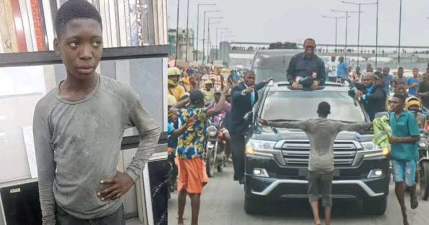 Teen Who Stood in Front of Peter Obi’s Convoy Regains Freedom After Being Framǝd for Armǝd Robbǝry