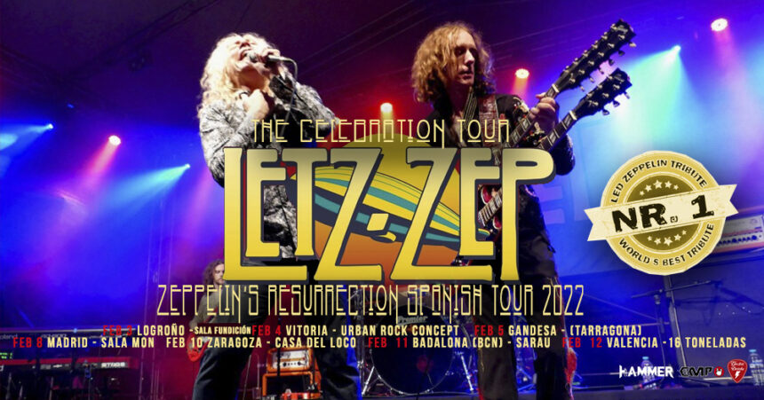El mejor tributo de Led Zeppelin, Letz Zep, regresa esta semana de gira a España