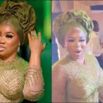 Wumi Toriola calls out woman who gave her side-eye at Priscilla Ojo’s wedding
