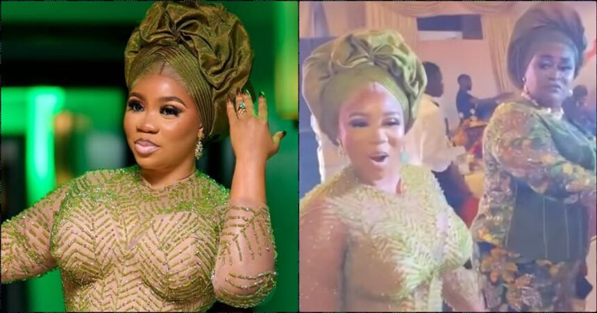 Wumi Toriola calls out woman who gave her side-eye at Priscilla Ojo’s wedding