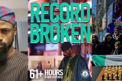 Tunde Onakoya breaks Guinness World Record for longest chess marathon
