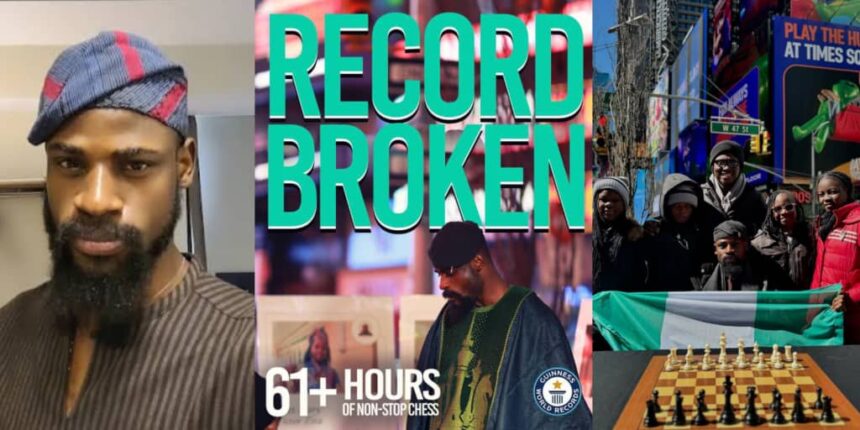 Tunde Onakoya breaks Guinness World Record for longest chess marathon