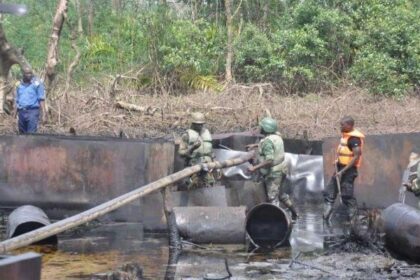 23 oil thieves arrested as army dismantles 13 illegal refinery sites