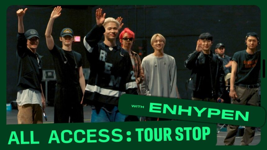 ENHYPEN’s Hot Coachella Set: Exclusive Behind the Scenes Tour Stop | All Access | Billboard News