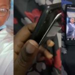 Lady devises an unconventional method after being charged ₦55,000 to fix her phone’s screen (WATCH)