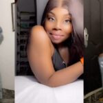“Put a tummy belt sis on a heel and rock that dress” – Lady shares the oversized dress her friend’s talking stage bought for a dinner date (WATCH)