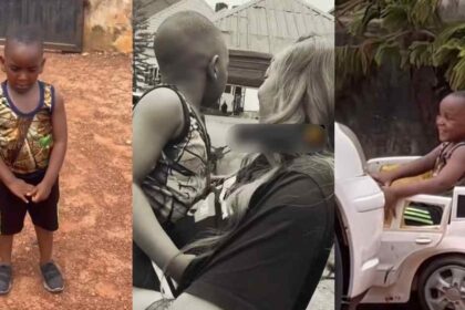 Little boy gets úpset after his elder sister returns home after being away for a week (WATCH)
