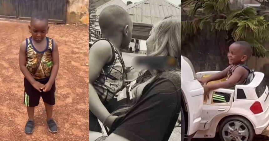 Little boy gets úpset after his elder sister returns home after being away for a week (WATCH)