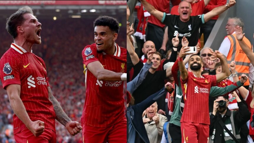 Official: Liverpool clinch 20th Premier League title, drawing level with Manchester United