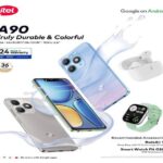 Meet itel A90: The only colorful & durable smartphone you can get for under N100k