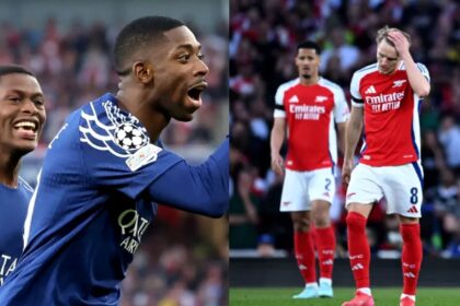 Champions League: Arsenal falter as PSG edge first-leg 1-0