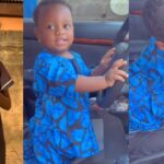 “These kids know and observe everything” – Lady stúnned after discovering a 1-year-old boy attempting to drive his dad’s car (VIDEO)