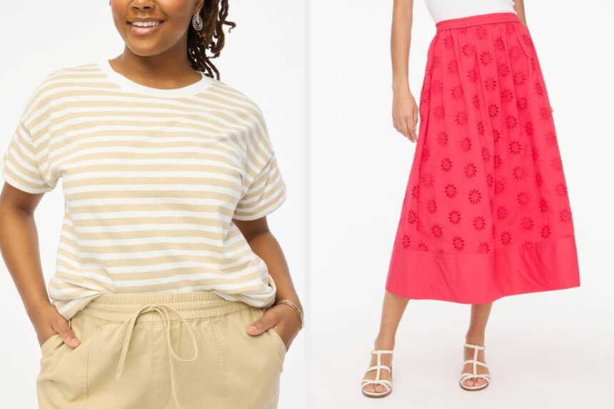 27 Comfortable Basics From J.Crew Factory That Will Match A *Ton* Of Things Already In Your Closet